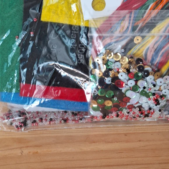 ☃️Vintage Janlynn 28''Jumbo Felt Stocking - Picture 5 of 5